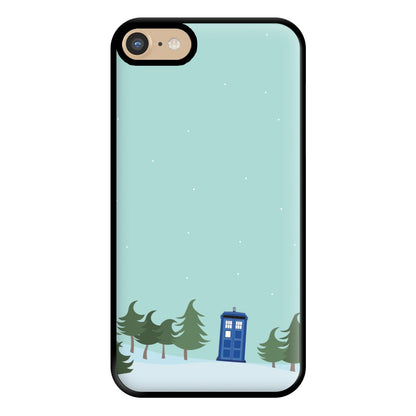 Christmas Tardis - Doctor Who Phone Case for iPhone 6 / 7 / 8 / SE