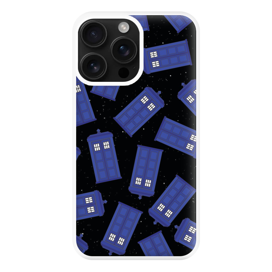 Tardis Pattern Phone Case