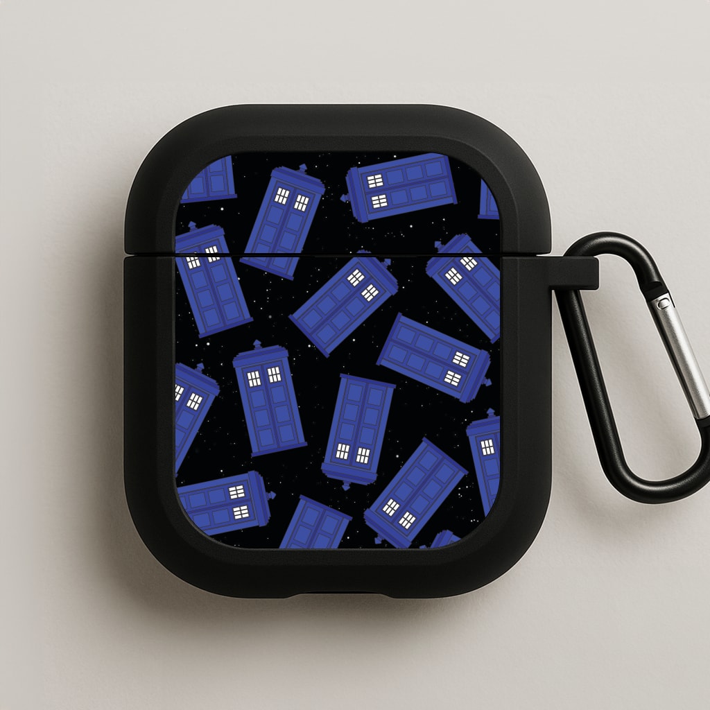 Tardis Pattern AirPods Case