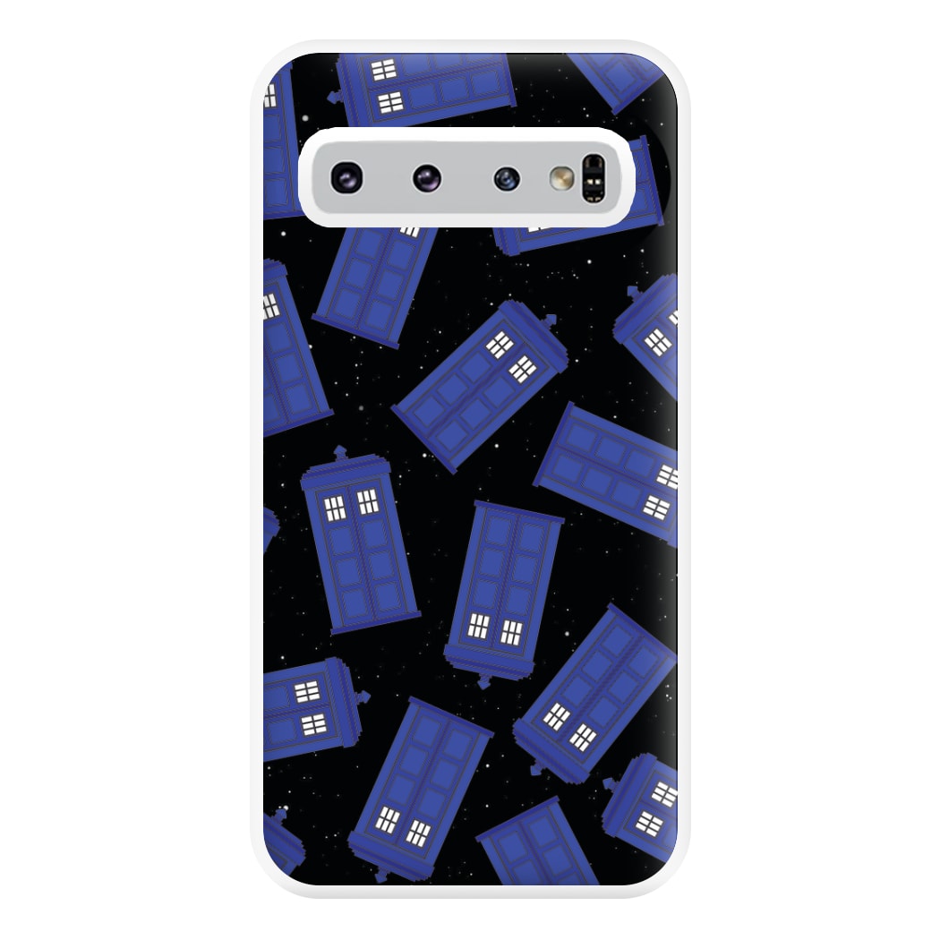 Tardis Pattern Phone Case for Galaxy S10 Plus