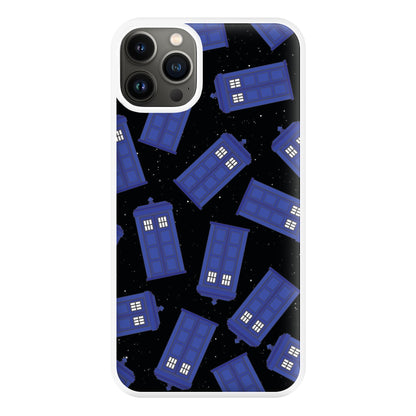 Tardis Pattern Phone Case for iPhone 13