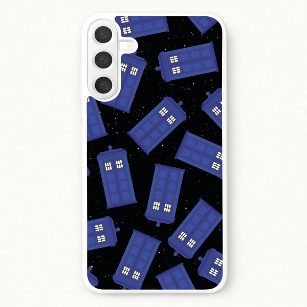 Tardis Pattern Phone Case for Galaxy A57