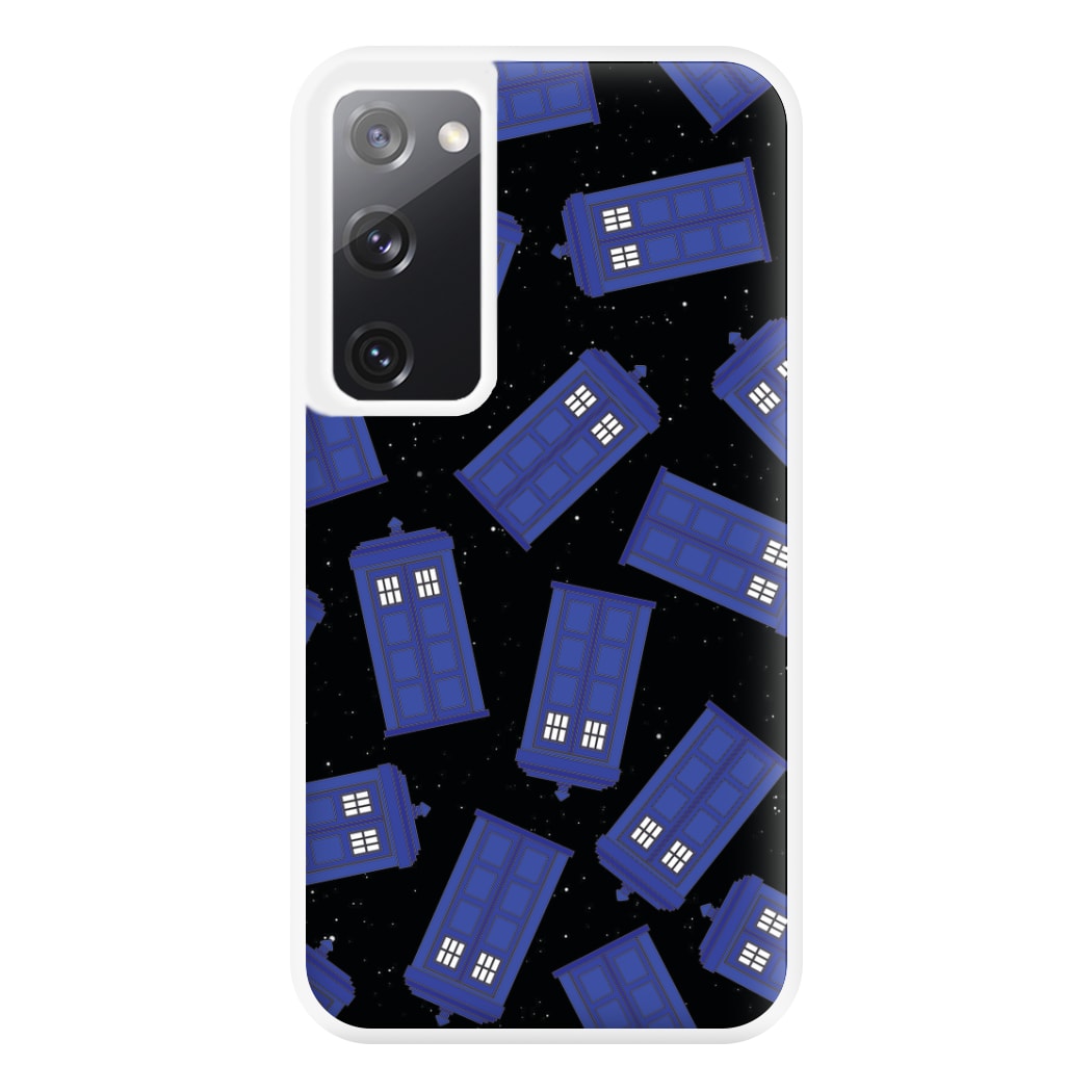 Tardis Pattern Phone Case for Galaxy S20FE