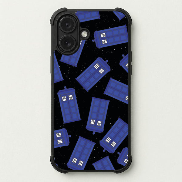 Tardis Pattern Phone Case — Bumper case