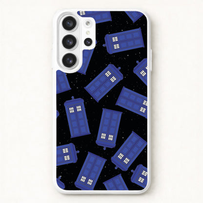 Tardis Pattern Phone Case for Galaxy S26 Ultra