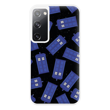 Tardis Pattern Phone Case for Galaxy S20