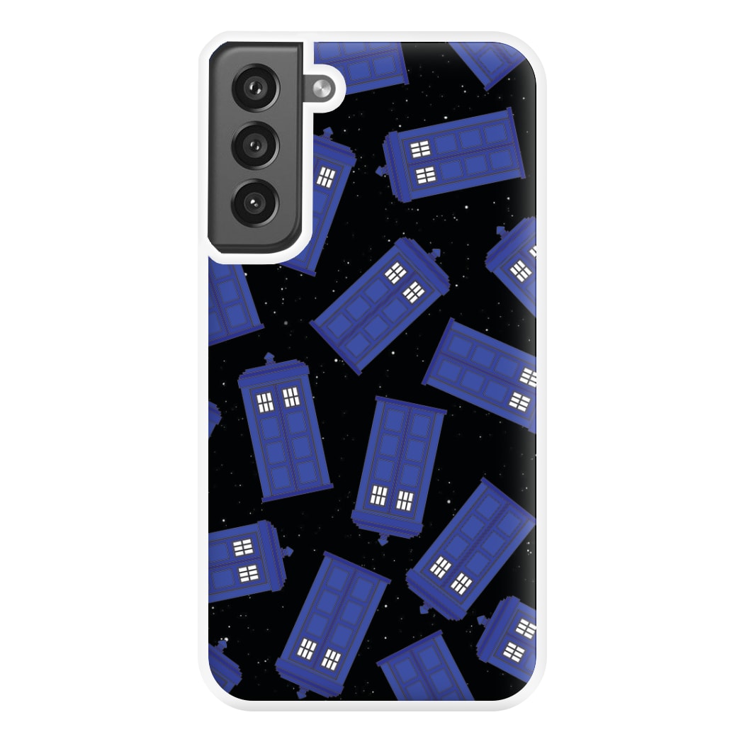 Tardis Pattern Phone Case for Galaxy S21FE