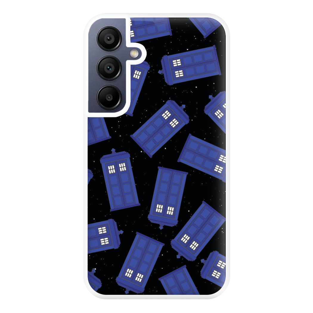 Tardis Pattern Phone Case for Galaxy A16