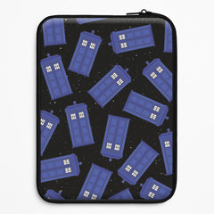 Tardis Pattern Laptop Sleeve