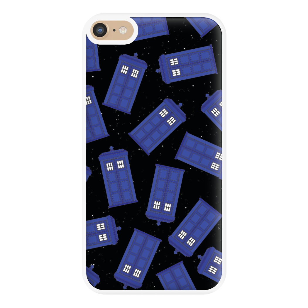 Tardis Pattern Phone Case for iPhone 6 Plus / 7 Plus / 8 Plus