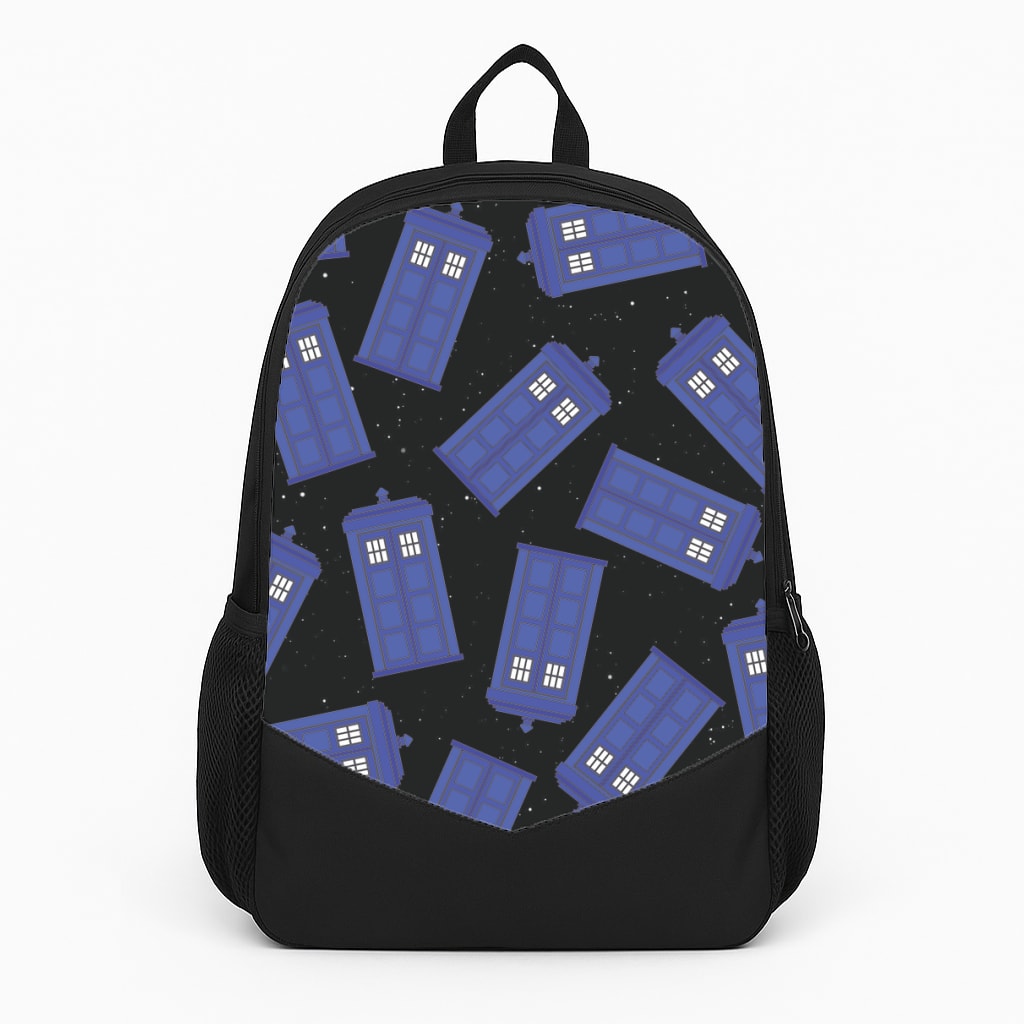 Tardis Pattern Backpack