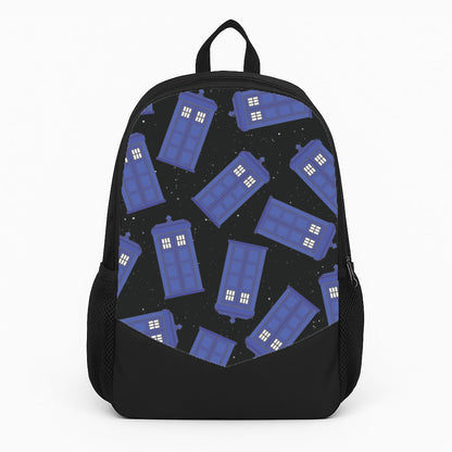 Tardis Pattern Large Backpack