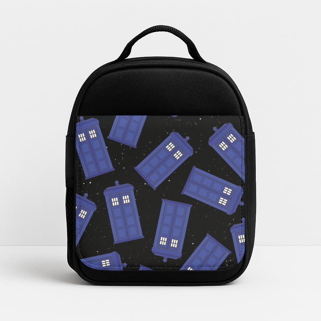 Tardis Pattern Insulated Lunchbox