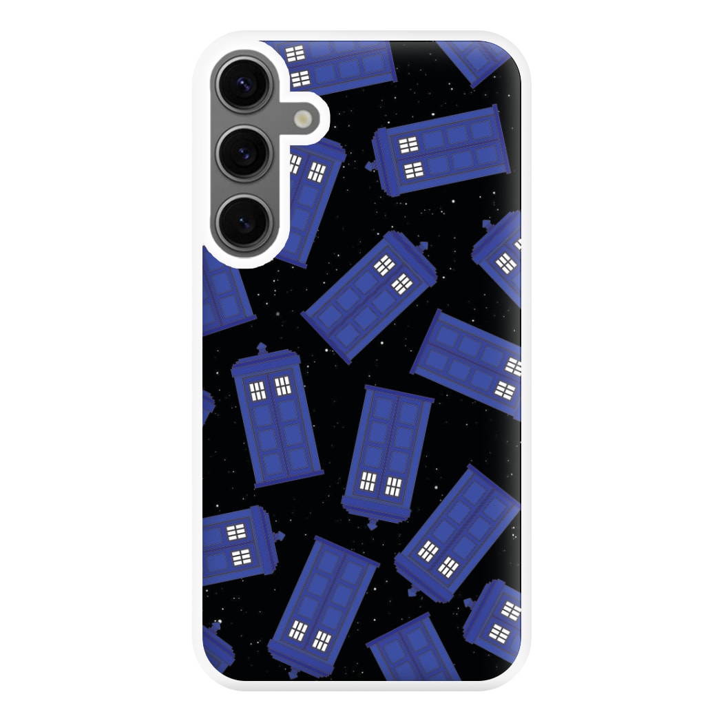 Tardis Pattern Phone Case for Galaxy S24FE