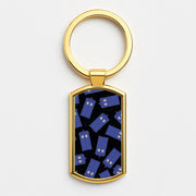 Tardis Pattern Luxury Keyring 3