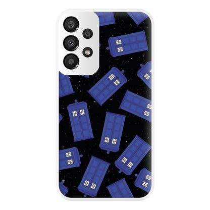 Tardis Pattern Phone Case for Galaxy A33