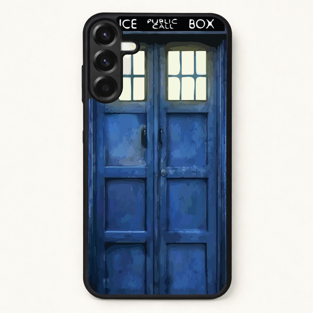 Police Box Phone Case for Galaxy A37