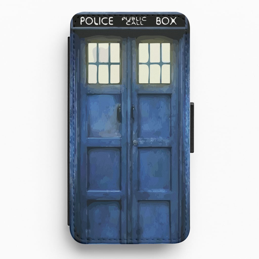 Police Box Flip / Wallet Phone Case