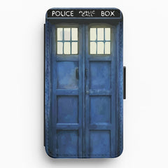 Police Box Flip / Wallet Phone Case