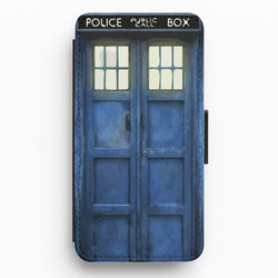 Police Box Flip / Wallet Phone Case