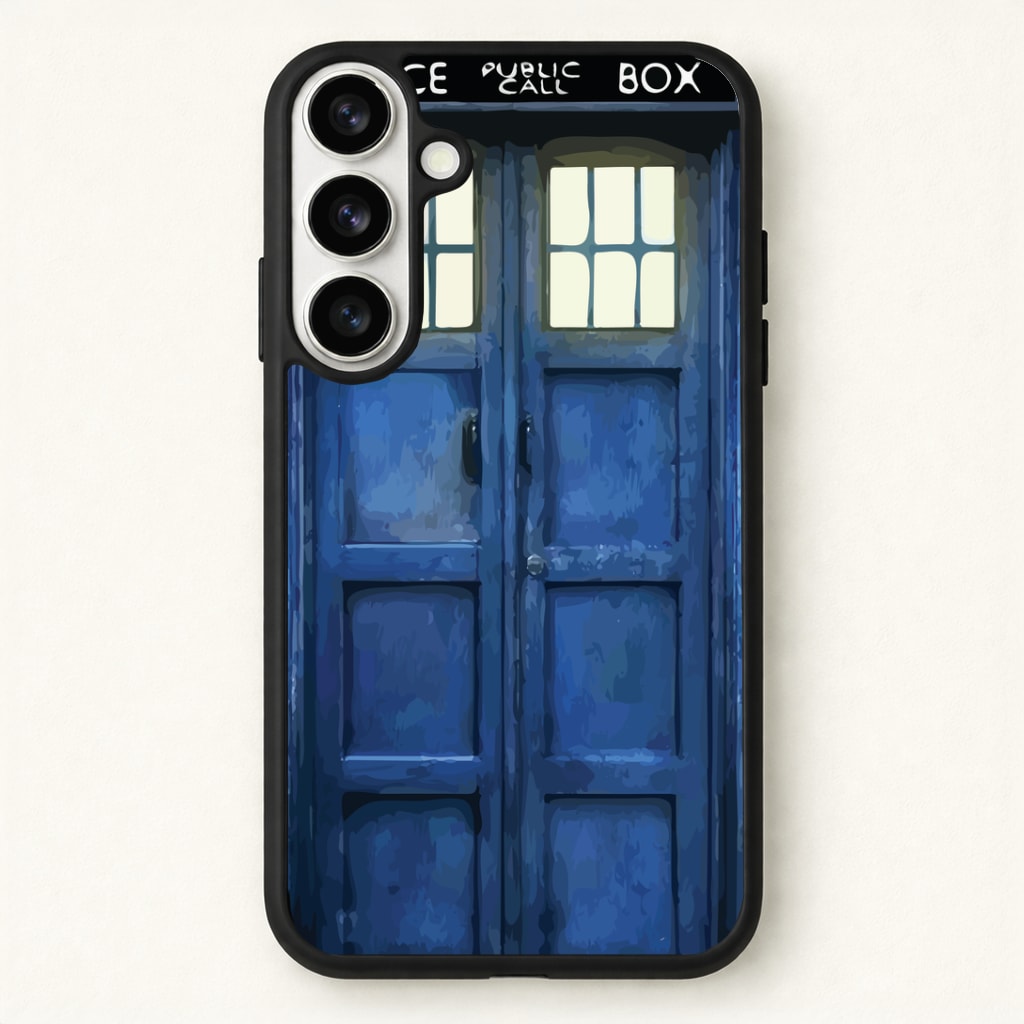 Police Box Phone Case for Galaxy S26 Plus