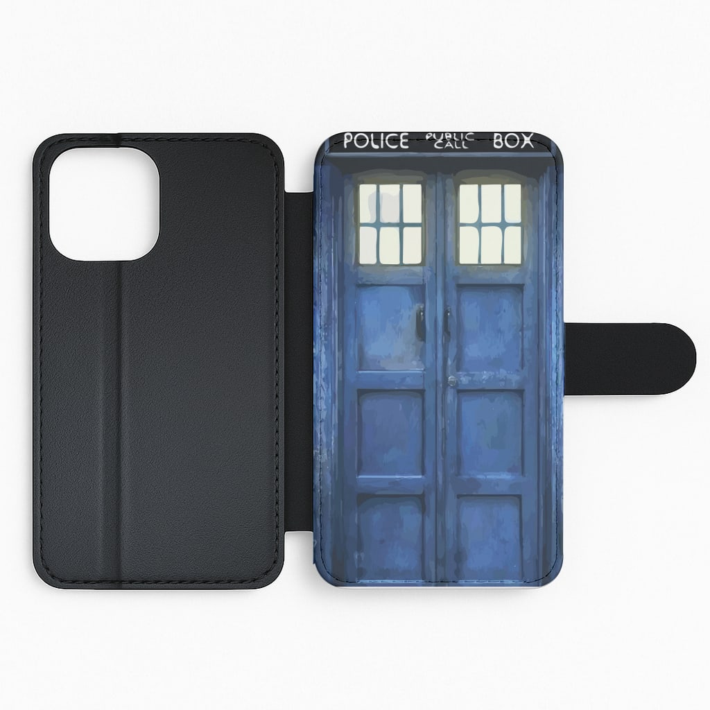 Police Box Flip Phone Case