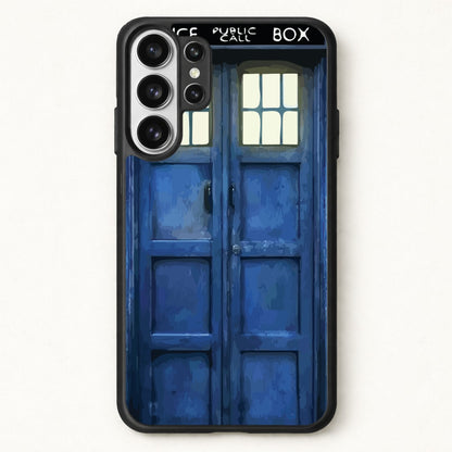 Police Box Phone Case for Galaxy S26 Ultra
