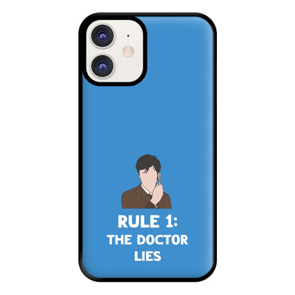 Rule 1: The Doctor Who Lies Phone Case for iPhone 12 / 12 Pro