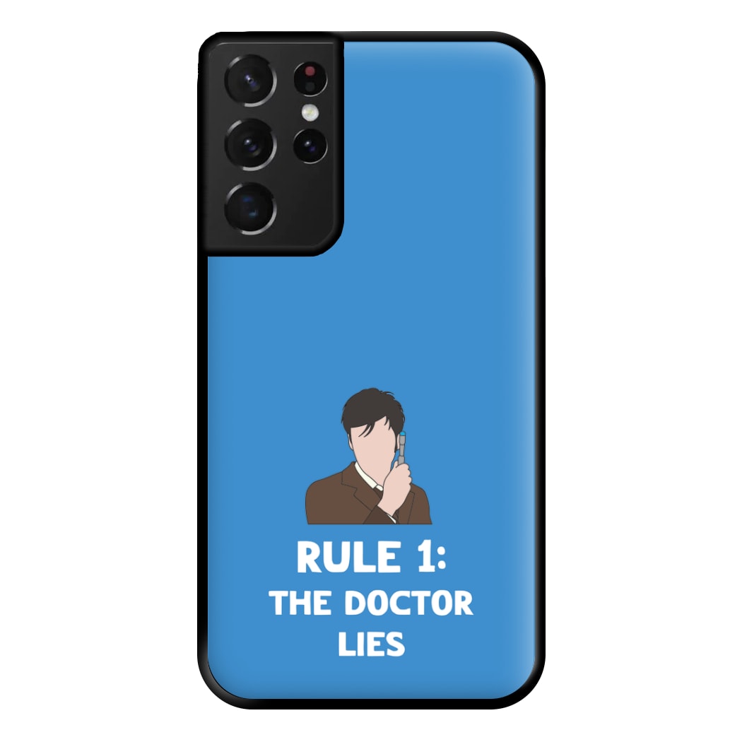 Rule 1: The Doctor Who Lies Phone Case for Galaxy S21 Ultra