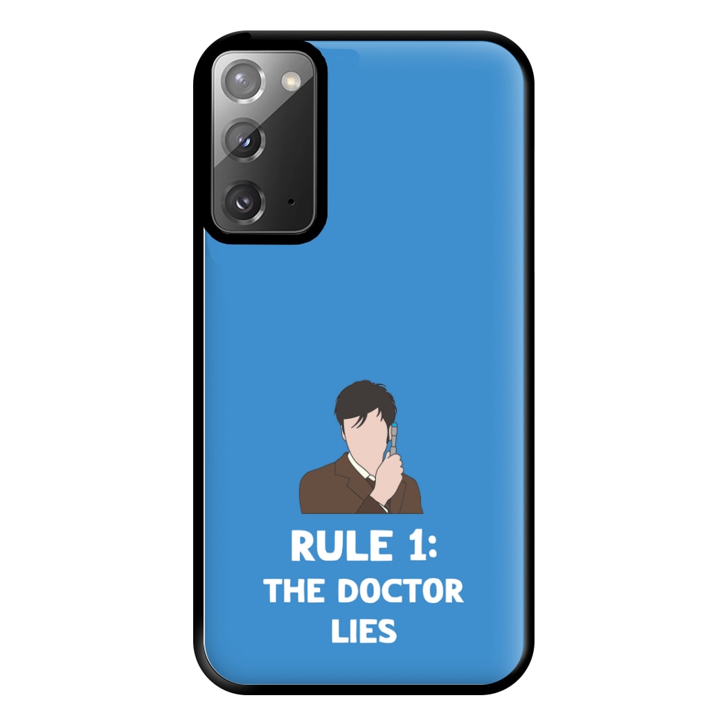 Rule 1: The Doctor Who Lies Phone Case for Galaxy Note 20 Ultra