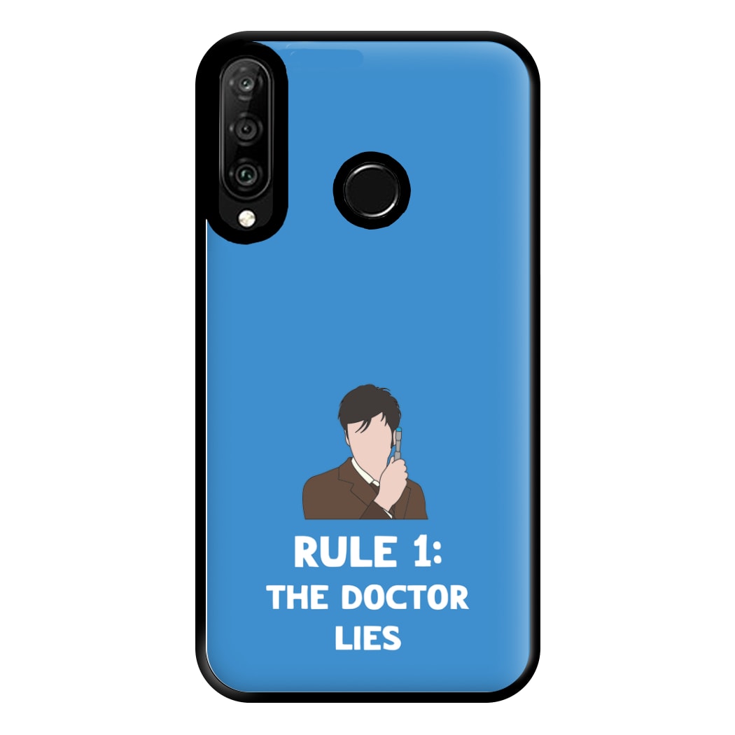 Rule 1: The Doctor Who Lies Phone Case for Huawei P30 Lite