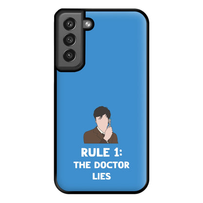 Rule 1: The Doctor Who Lies Phone Case for Galaxy S21FE