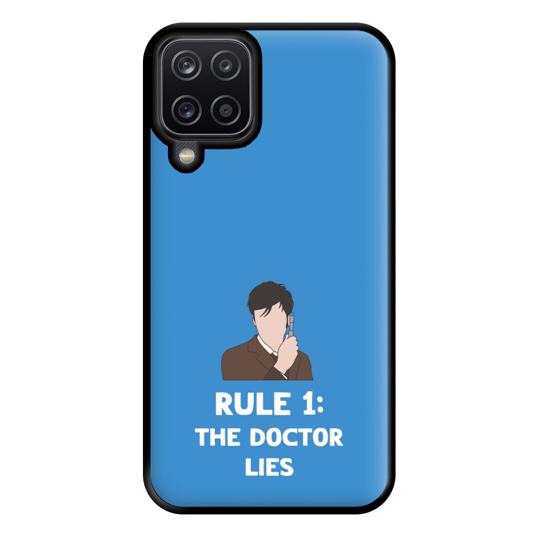 Rule 1: The Doctor Who Lies Phone Case for Galaxy A12