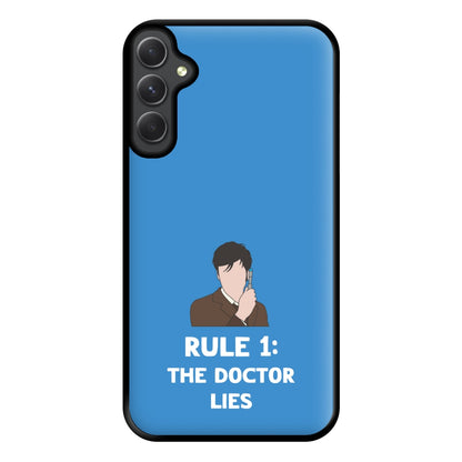 Rule 1: The Doctor Who Lies Phone Case for Galaxy A34