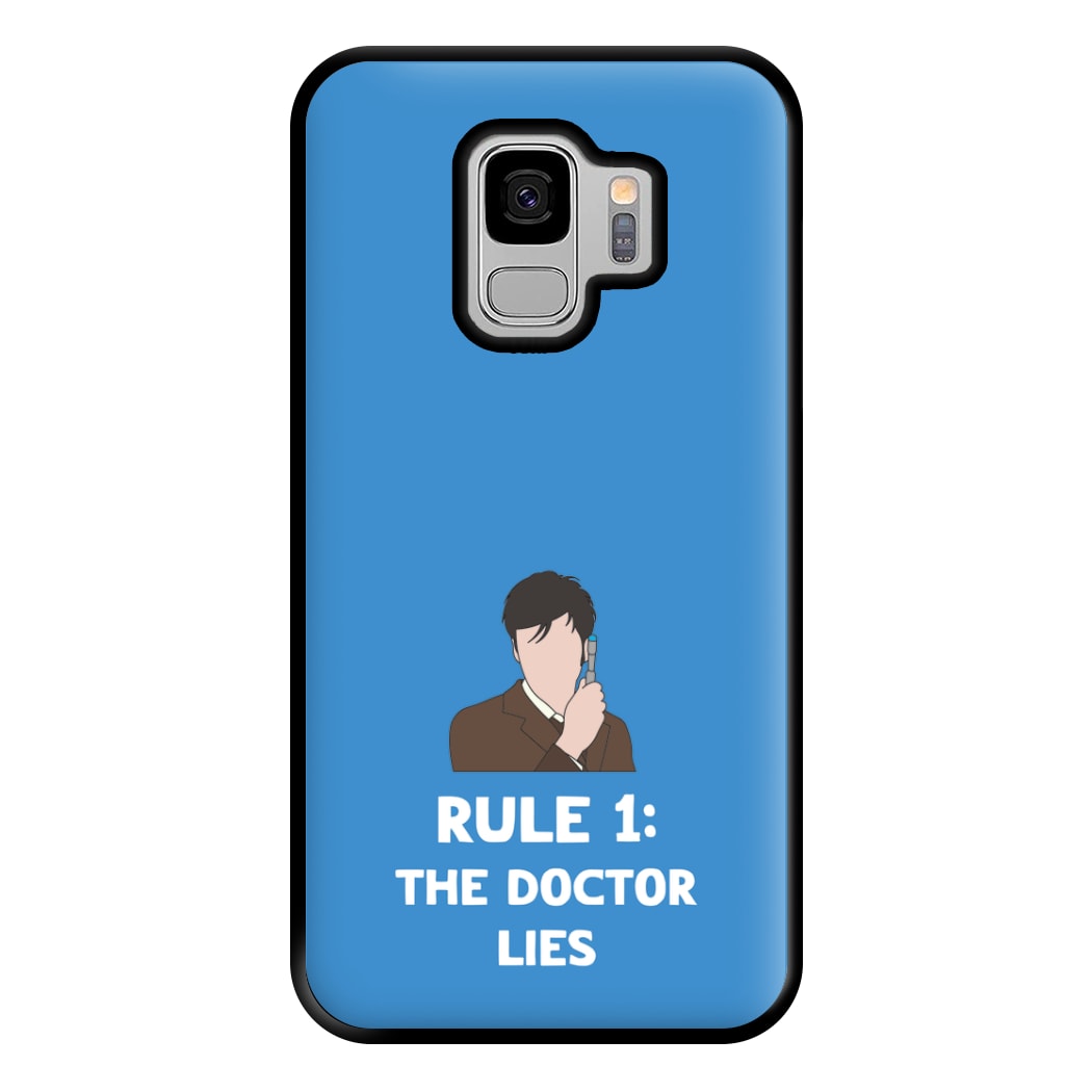 Rule 1: The Doctor Who Lies Phone Case for Galaxy S9 Plus