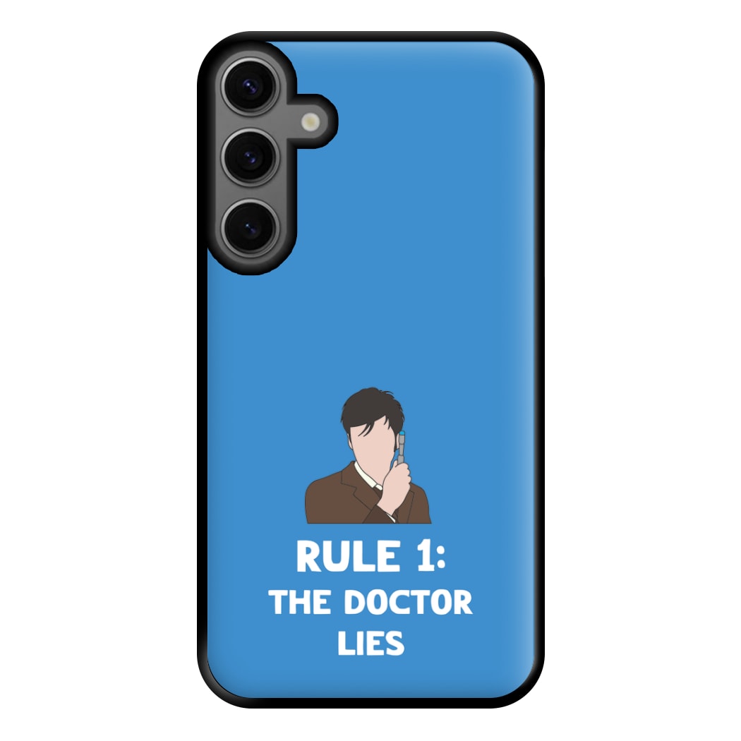 Rule 1: The Doctor Who Lies Phone Case for Galaxy S23FE