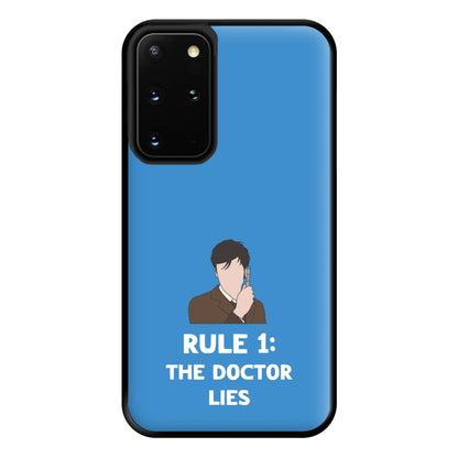 Rule 1: The Doctor Who Lies Phone Case for Galaxy S20 Plus