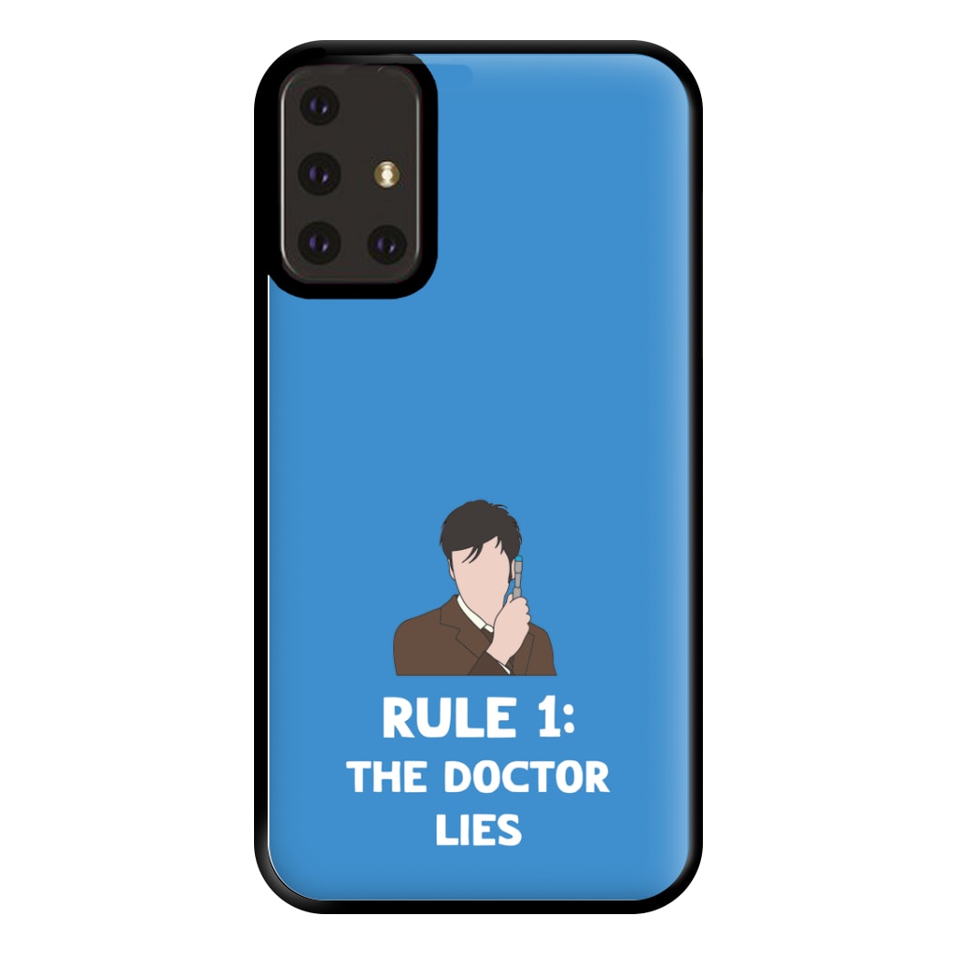 Rule 1: The Doctor Who Lies Phone Case for Galaxy A71