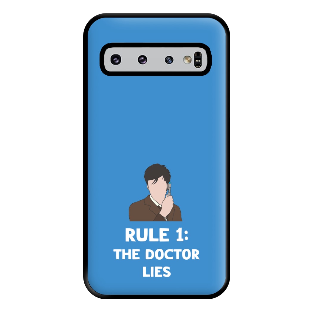 Rule 1: The Doctor Who Lies Phone Case for Galaxy S10 Plus