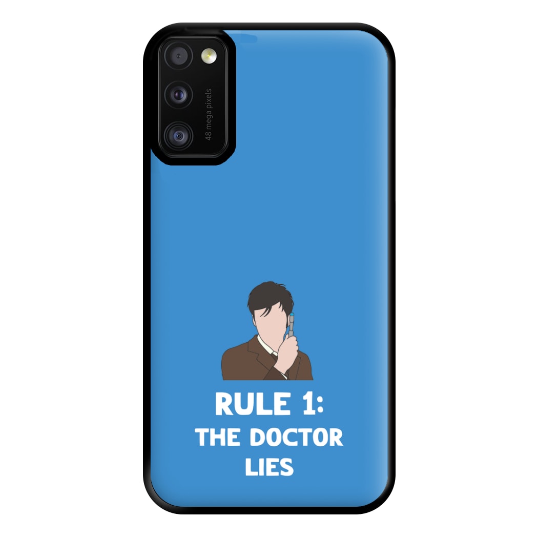 Rule 1: The Doctor Who Lies Phone Case for Galaxy A41