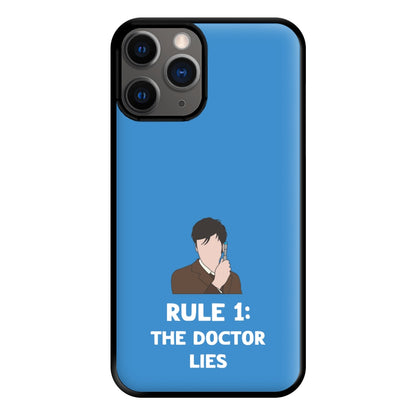 Rule 1: The Doctor Who Lies Phone Case for iPhone 12 Pro Max