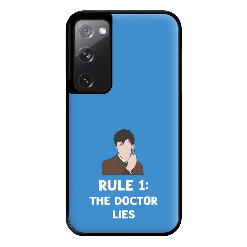 Rule 1: The Doctor Who Lies Phone Case for Galaxy S20FE