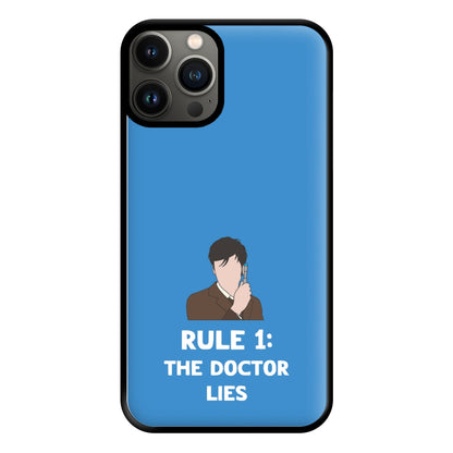 Rule 1: The Doctor Who Lies Phone Case for iPhone 11 Pro Max