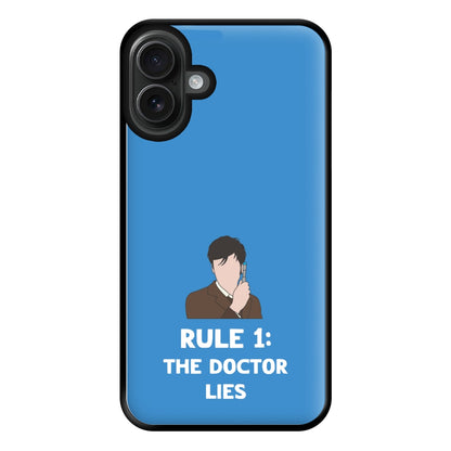 Rule 1: The Doctor Who Lies Phone Case for iPhone 16 Plus