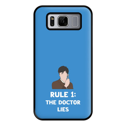 Rule 1: The Doctor Who Lies Phone Case for Galaxy S8 Plus