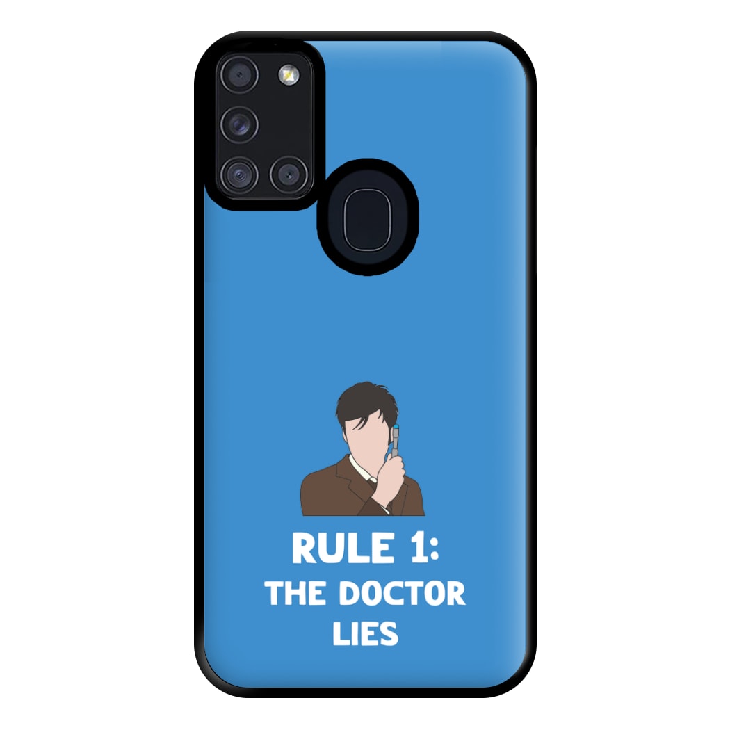 Rule 1: The Doctor Who Lies Phone Case for Galaxy A21s