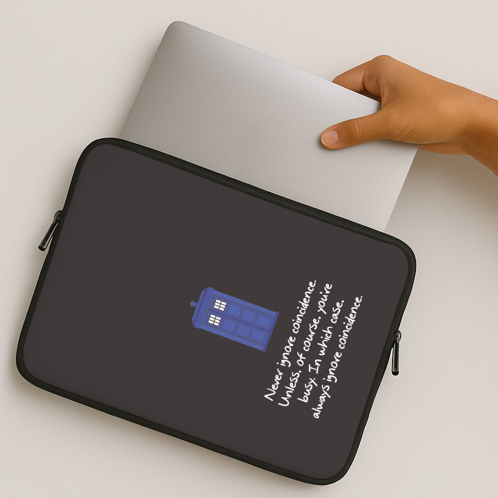 Never Ignore Coincidence MacBook Case