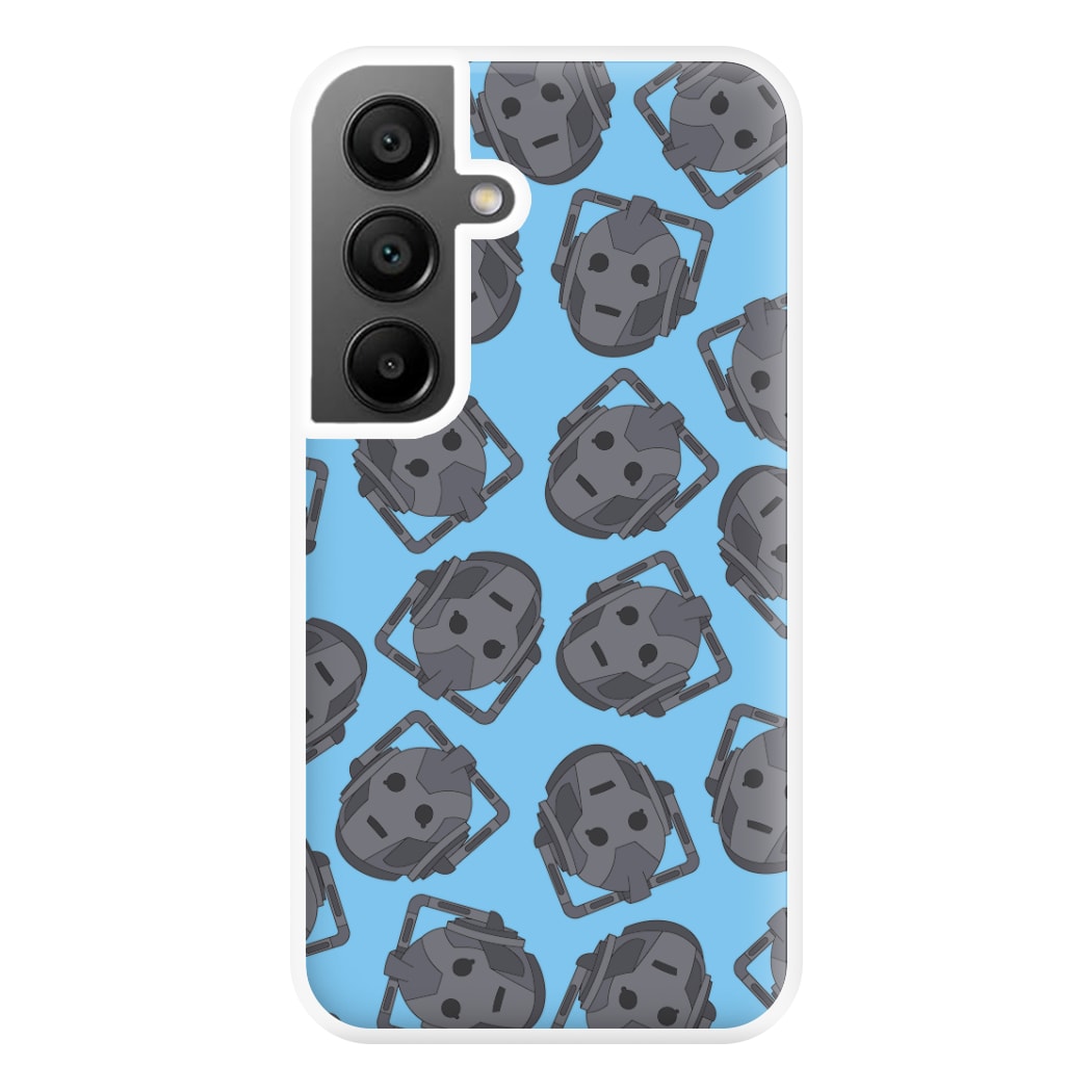 Cyberman Pattern Phone Case for Galaxy A55