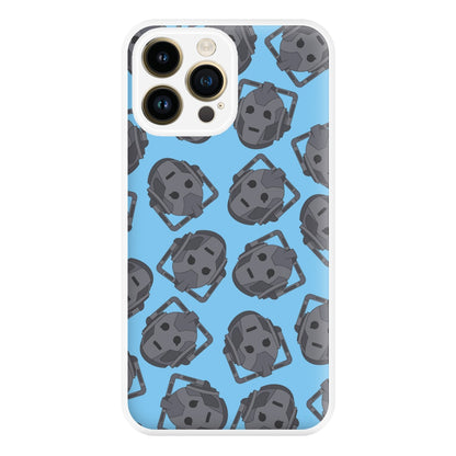 Cyberman Pattern Phone Case for iPhone 14 Pro Max