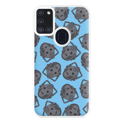 Cyberman Pattern Phone Case for Galaxy A21s